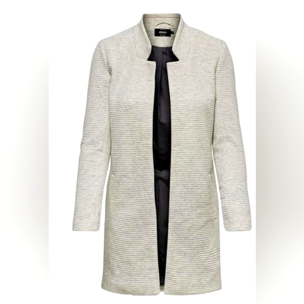 Only Our Story Ribbed Coat | Size XS